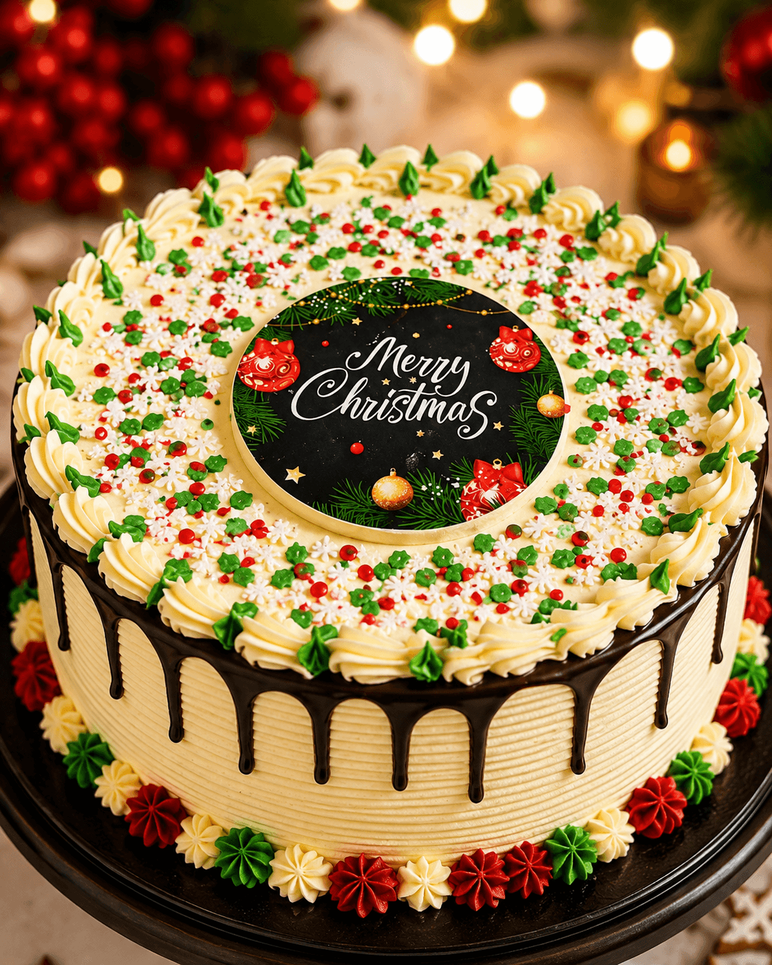 Merry Christmas Wreath