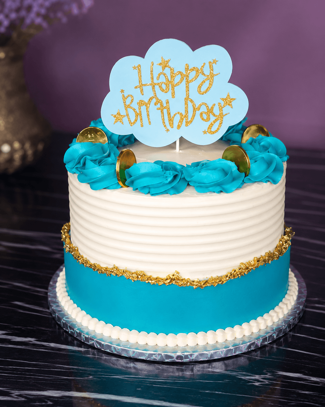 Teal Gold Tiers