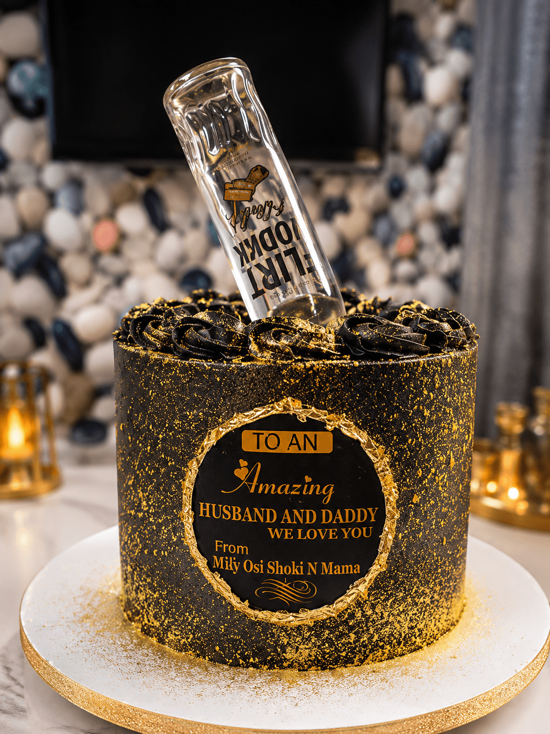 Midnight Gold Toast