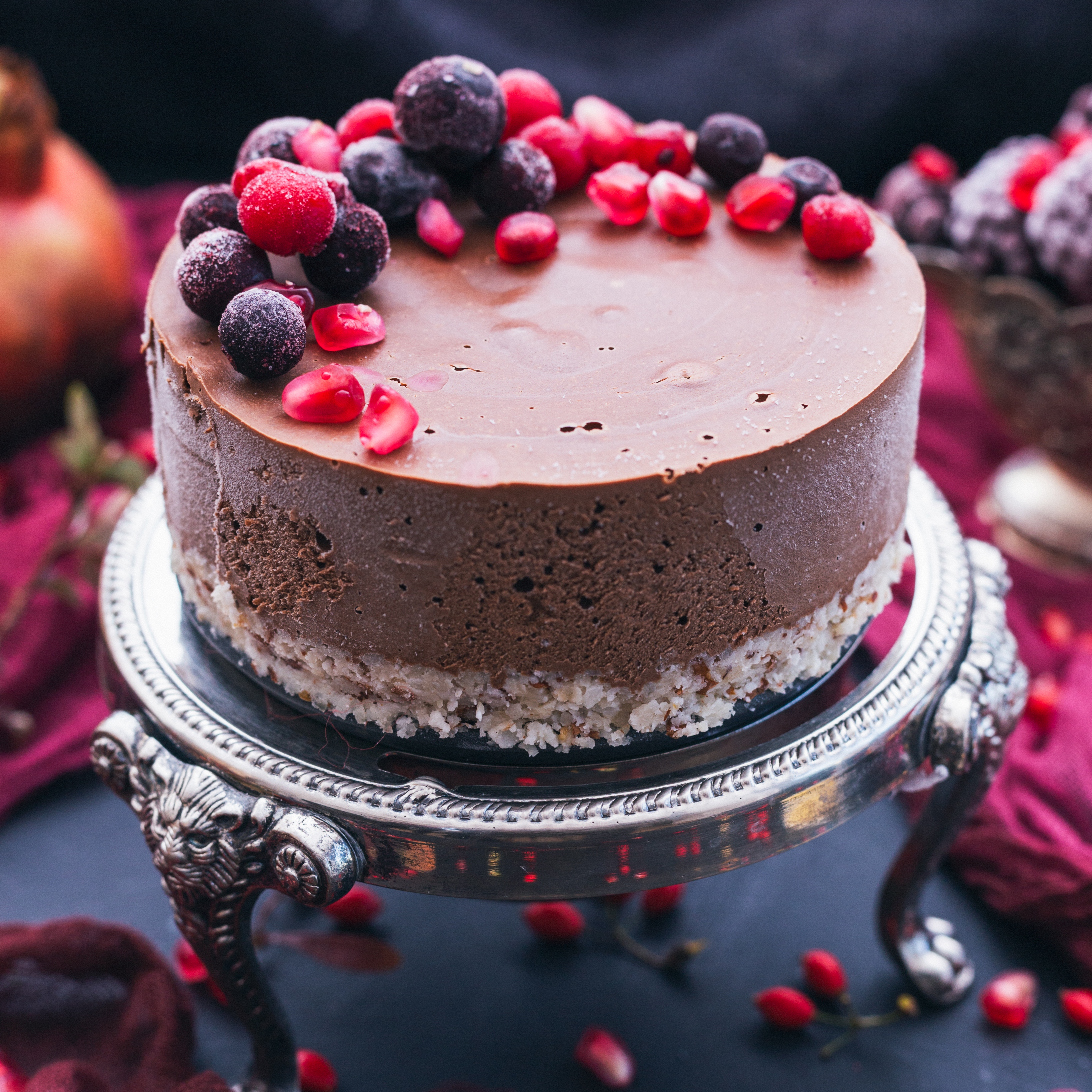 Noir Berry cake